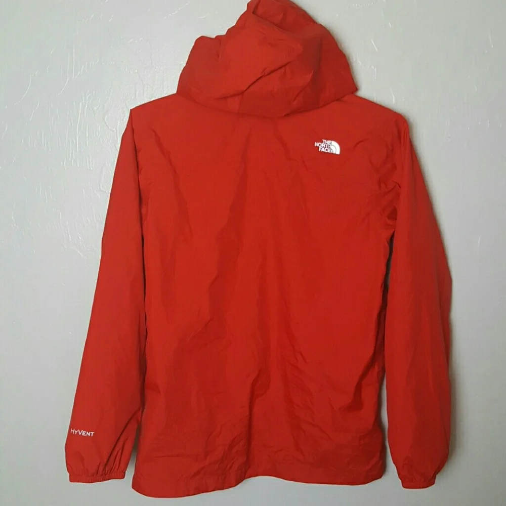 The North face HyVent boys hoodis rain jacket size L